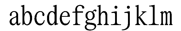 SerrifMono TRIAL CompressedRegular Instance FONT