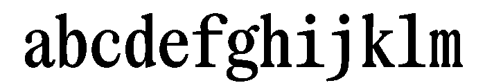 SerrifMono TRIAL CompressedSemiBold Instance FONT