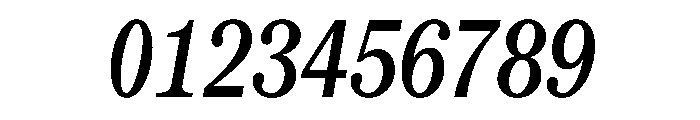 SerrifMono TRIAL CompressedSemiBoldItalic Instance Font OTHER CHARS