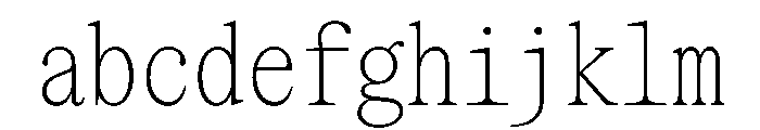 SerrifMono TRIAL CompressedThin Instance FONT