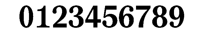 SerrifMono TRIAL CondensedBold Instance Font OTHER CHARS