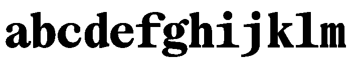 SerrifMono TRIAL CondensedHeavy Instance FONT