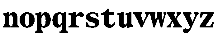SerrifMono TRIAL CondensedHeavy Instance Font LOWERCASE
