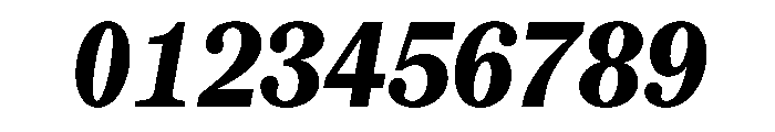 SerrifMono TRIAL CondensedHeavyItalic Instance Font OTHER CHARS