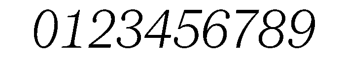 SerrifMono TRIAL CondensedLightItalic Instance Font OTHER CHARS