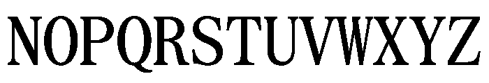 SerrifMono TRIAL CondensedMedium Instance Font UPPERCASE