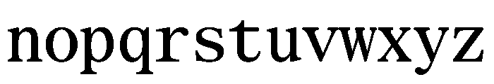 SerrifMono TRIAL CondensedMedium Instance Font LOWERCASE