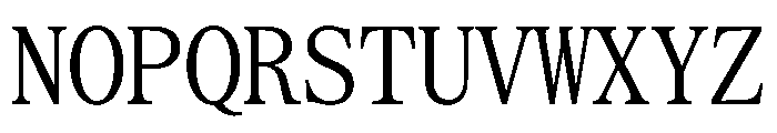 SerrifMono TRIAL CondensedRegular Instance Font UPPERCASE