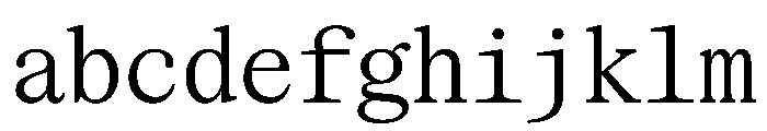SerrifMono TRIAL CondensedRegular Instance FONT