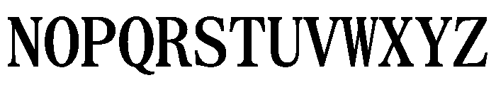 SerrifMono TRIAL CondensedSemiBold Instance Font UPPERCASE