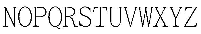 SerrifMono TRIAL CondensedThin Instance Font UPPERCASE
