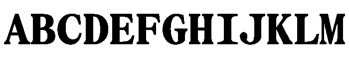 SerrifMono TRIAL Heavy Instance Font UPPERCASE