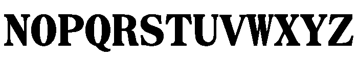 SerrifMono TRIAL Heavy Instance Font UPPERCASE