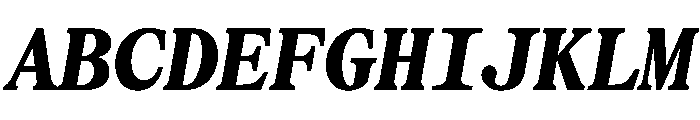 SerrifMono TRIAL HeavyItalic Instance Font UPPERCASE