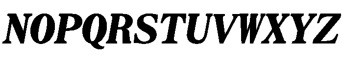 SerrifMono TRIAL HeavyItalic Instance Font UPPERCASE