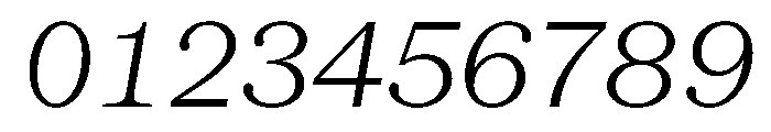 SerrifMono TRIAL LightItalic Instance Font OTHER CHARS