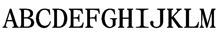 SerrifMono TRIAL Medium Instance Font UPPERCASE