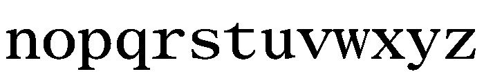 SerrifMono TRIAL Medium Instance Font LOWERCASE