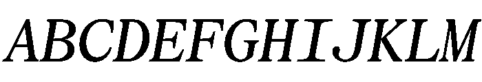 SerrifMono TRIAL MediumItalic Instance Font UPPERCASE
