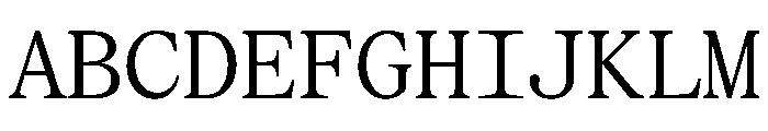 SerrifMono TRIAL Regular Instance Font UPPERCASE