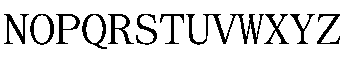 SerrifMono TRIAL Regular Instance Font UPPERCASE
