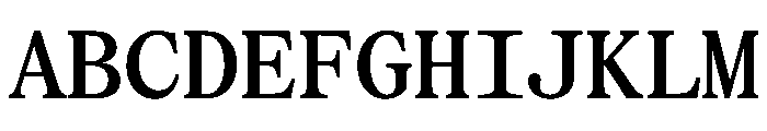 SerrifMono TRIAL SemiBold Instance Font UPPERCASE
