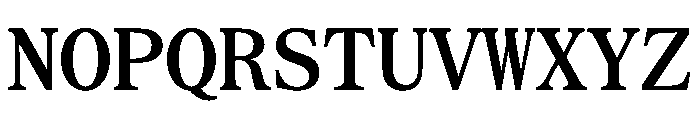 SerrifMono TRIAL SemiBold Instance Font UPPERCASE