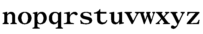 SerrifMono TRIAL SemiBold Instance Font LOWERCASE