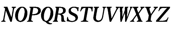 SerrifMono TRIAL SemiBoldItalic Instance Font UPPERCASE
