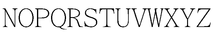 SerrifMono TRIAL Thin Instance Font UPPERCASE