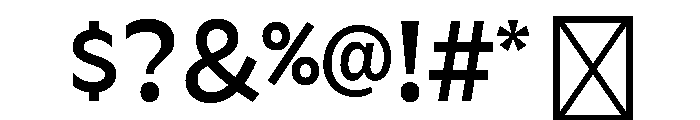 ServiceGothicv02 Medium Instance Font OTHER CHARS