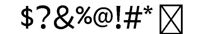 ServiceGothicv0.2 Regular Font OTHER CHARS