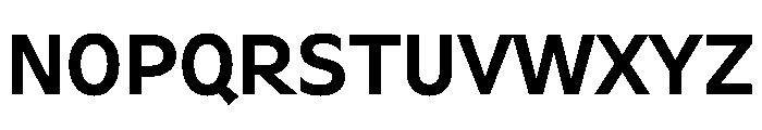 ServiceGothicv02 Semibold Instance Font UPPERCASE