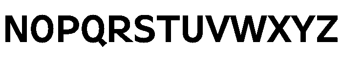 ServiceGothicv0.2 Semibold Font LOWERCASE