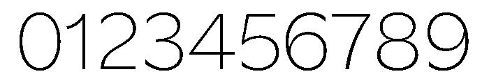ServiceGothicv02 Thin Instance Font OTHER CHARS