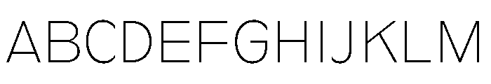 ServiceGothicv02 Thin Instance FONT