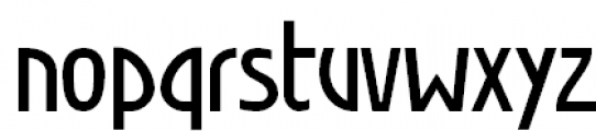 Secession Demi Bold Font LOWERCASE