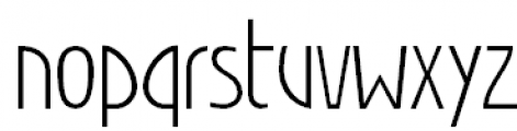 Secession Light Font LOWERCASE