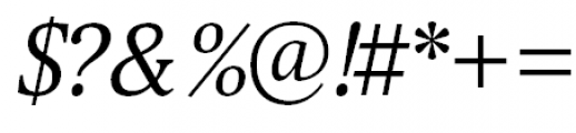 Selina Extended Italic Font OTHER CHARS