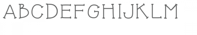 serif chunk Font UPPERCASE