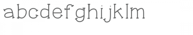 serif chunk Font LOWERCASE