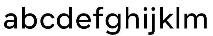 Segma Medium Font LOWERCASE