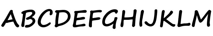 Segoe Print Bold Font UPPERCASE