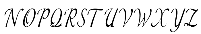 Sepherin-CondensedItalic Font UPPERCASE