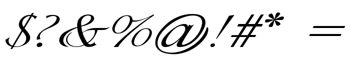 Sepherin-ExpandedItalic Font OTHER CHARS