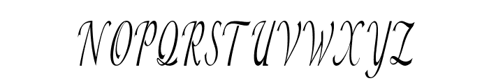 Sepherin-ExtracondensedItalic Font UPPERCASE