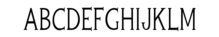 Seraph-CondensedRegular Font UPPERCASE