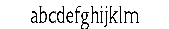 Seraph-CondensedRegular Font LOWERCASE