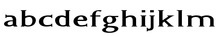 Seraph-ExpandedBold Font LOWERCASE