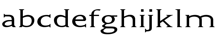 Seraph-ExpandedRegular Font LOWERCASE